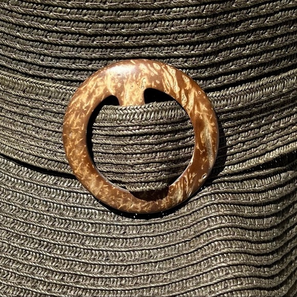 🌻Brown FLOPPY Brown Outdoors Beach Pool Summer Brimmed Hat {One Size} - Picture 2 of 10